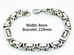 HY Wholesale Steel Color Bracelets of Stainless Steel 316L-HY08B0304
