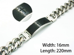 HY Wholesale Black Bracelets of Stainless Steel 316L-HY08B0162