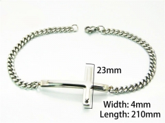 HY Wholesale Steel Color Bracelets of Stainless Steel 316L-HY08B0124