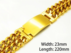HY Wholesale Gold Bracelets of Stainless Steel 316L-HY08B0148