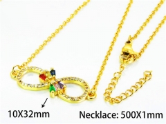 HY Wholesale Popular Crystal Zircon Necklaces (Other Style)-HY54N0083OL
