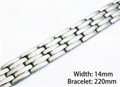 Steel Color Bracelets of Stainless Steel 316L-HY10B0563
