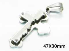 HY Wholesale Cross Pendants of Stainless Steel 316L-HY08P0377MX