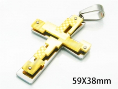HY Wholesale Cross Pendants of Stainless Steel 316L-HY08P0552OQ