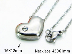 HY Stainless Steel 316L Necklaces (Love Style)-HY54N0310LT