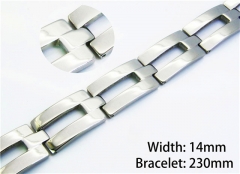 Steel Color Bracelets of Stainless Steel 316L-HY10B0559