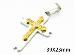 HY Wholesale Cross Pendants of Stainless Steel 316L-HY08P0225LX
