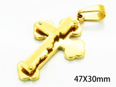 HY Wholesale Cross Pendants of Stainless Steel 316L-HY08P0378NA