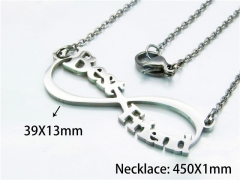 HY Stainless Steel 316L Necklaces (Letter Style)-HY54N0306KE