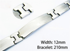 Steel Color Bracelets of Stainless Steel 316L-HY10B0540