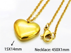 HY Stainless Steel 316L Necklaces (Love Style)-HY54N0309LR