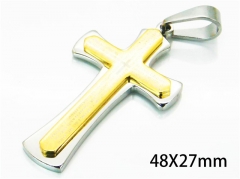 HY Wholesale Cross Pendants of Stainless Steel 316L-HY08P0375MB