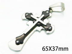 HY Wholesale Cross Pendants of Stainless Steel 316L-HY08P0537NL