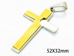 HY Wholesale Cross Pendants of Stainless Steel 316L-HY08P0374ME