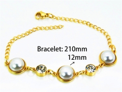 HY Wholesale Gold Bracelets of Stainless Steel 316L-HY25B0503
