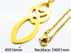 HY Stainless Steel 316L Necklaces (Other Style)-HY54N0303LQ