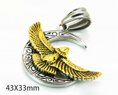 Gold Pendants of Stainless Steel 316L-HY22P0595HJA
