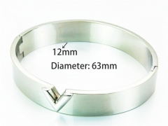 HY Jewelry Wholesale Popular Bangle of Stainless Steel 316L-HY93B0028HLR