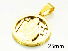 HY Wholesale Gold Color Pendants of Stainless Steel 316L-HY08P0284MC