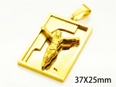 HY Wholesale Gold Color Pendants of Stainless Steel 316L-HY08P0294NG