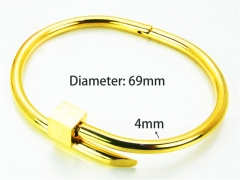 HY Jewelry Wholesale Popular Bangle of Stainless Steel 316L-HY93B0012HKS