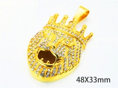 Gold Pendants of Stainless Steel 316L-HY15P0133ILE