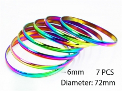HY Wholesale Popular Bangle of Stainless Steel 316L-HY58B0309HIV