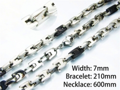 HY Wholesale Black Necklaces Bracelets Sets-HY55S0505IJE