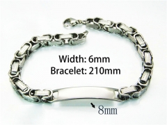 Steel Color Bracelets of Stainless Steel 316L-HY54B0112MLA