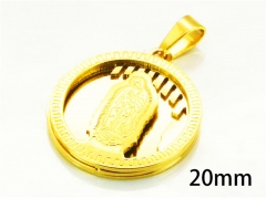 HY Wholesale Gold Color Pendants of Stainless Steel 316L-HY08P0282MS