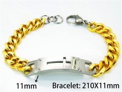 Gold Bracelets of Stainless Steel 316L-HY55B0532HBB
