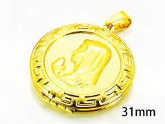 HY Wholesale Gold Color Pendants of Stainless Steel 316L-HY08P0308NB