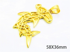 HY Wholesale Gold Color Pendants of Stainless Steel 316L-HY06P0095HJZ