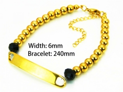 Gold Bracelets of Stainless Steel 316L-HY91B0162HID