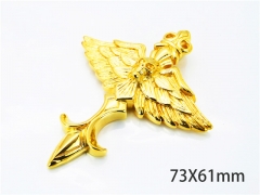 HY Wholesale Gold Color Pendants of Stainless Steel 316L-HY06P0062HKZ