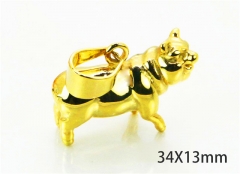 Gold Pendants of Stainless Steel 316L-HY22P0629HIX