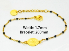 Gold Bracelets of Stainless Steel 316L-HY76B1453KLY
