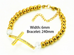 HY Wholesale Gold Bracelets of Stainless Steel 316L-HY91B0184HKG