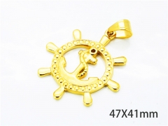 HY Wholesale Gold Color Pendants of Stainless Steel 316L-HY06P0072HHZ