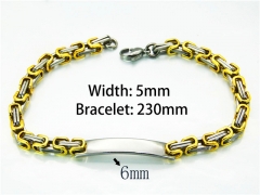Gold Bracelets of Stainless Steel 316L-HY54B0106NQ