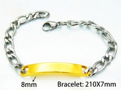 Gold Bracelets of Stainless Steel 316L-HY55B0517NW