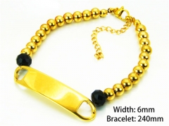 Gold Bracelets of Stainless Steel 316L-HY91B0156HIX
