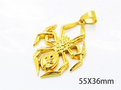 HY Wholesale Gold Color Pendants of Stainless Steel 316L-HY06P0070HHZ