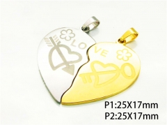 HY Wholesale Gold Color Pendants of Stainless Steel 316L-HY08P0235MD