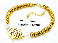 HY Wholesale Gold Bracelets of Stainless Steel 316L-HY91B0172HIQ