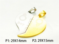 HY Wholesale Gold Color Pendants of Stainless Steel 316L-HY08P0232MT