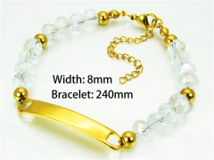 Gold Bracelets of Stainless Steel 316L-HY91B0163HIG