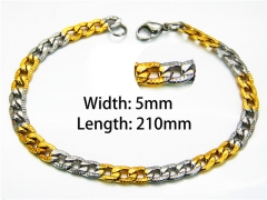 HY Wholesale Gold Bracelets of Stainless Steel 316L-HY40B0128JZ
