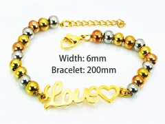 HY Wholesale Gold Bracelets of Stainless Steel 316L-HY76B1499MLS