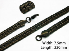 HY Wholesale Black Bracelets of Stainless Steel 316L-HY40B0135NE